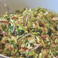 Citrus Brussels Sprouts Slaw